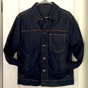 NWOT Banana Republic dark blue denim jeans jacket